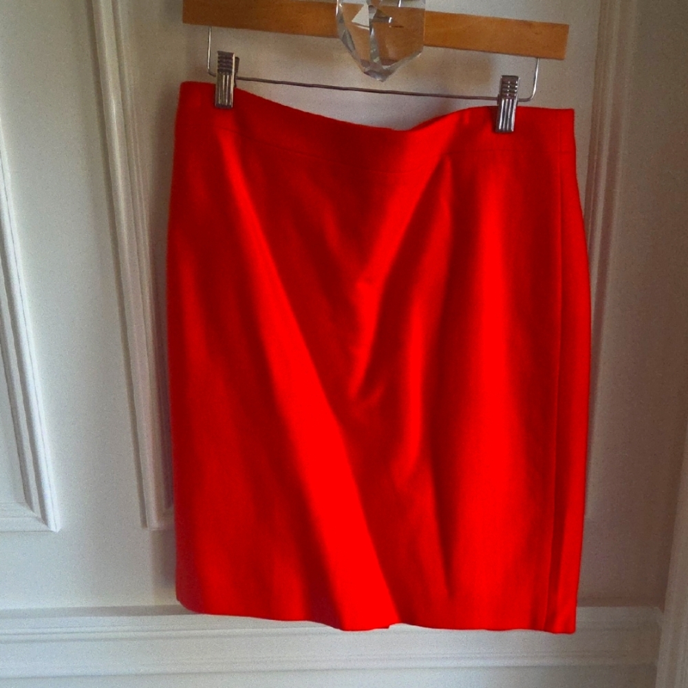 Elegant Redish Orange Skirt